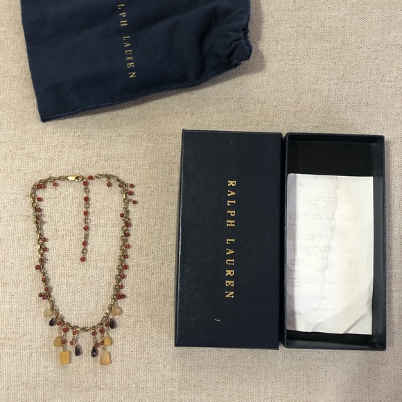 Ralph Lauren semi precious stone necklace - Picture 2 of 3